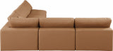 Comfy Modular Sectional - Luxurious Linen Fabric with Overstuffed Cushions for Ultimate Comfort and Style