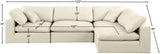Comfy Modular Sectional Sofa - Versatile Seating with Plush Overstuffed Cushions for Ultimate Comfort