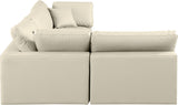 Comfy Modular Sectional Sofa - Versatile Seating with Plush Overstuffed Cushions for Ultimate Comfort