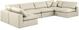 Comfy Modular Sectional - Versatile Contemporary Design with Plush Down Feather Cushions for Comfort