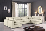 Comfy Modular Sectional - Versatile Contemporary Design with Plush Down Feather Cushions for Comfort