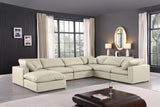 Comfy Modular Sectional Sofa - Luxurious Overstuffed Cushions & Versatile Design for Ultimate Comfort