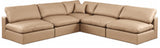 Comfy Modular Sectional - Luxurious Linen Fabric with Overstuffed Cushions for Ultimate Comfort and Style
