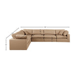 Comfy Modular Sectional - Stylish, Adaptable Seating with Overstuffed Cushions for Ultimate Comfort