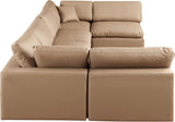 Comfy Modular Sectional - Versatile Contemporary Design with Plush Down Feather Cushions for Comfort