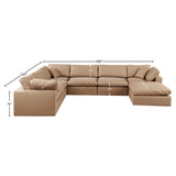 Comfy Modular Sectional Sofa - Luxurious Overstuffed Cushions & Versatile Design for Ultimate Comfort