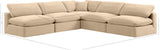 Comfy Modular Sectional - Luxurious Linen Fabric with Overstuffed Cushions for Ultimate Comfort and Style