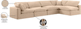 Comfy Velvet Modular Sectional - Luxurious Versatile Seating with Plush Down Feather Cushions