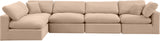 Comfy Velvet Modular Sectional - Luxurious Versatile Seating with Plush Down Feather Cushions