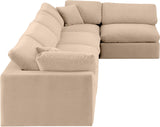 Comfy Velvet Modular Sectional - Luxurious Versatile Seating with Plush Down Feather Cushions