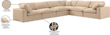 Comfy Modular Sectional - Stylish, Adaptable Seating with Overstuffed Cushions for Ultimate Comfort