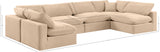 Comfy Modular Sectional - Versatile Contemporary Design with Plush Down Feather Cushions for Comfort