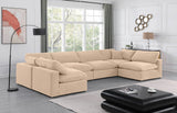 Comfy Modular Sectional - Versatile Contemporary Design with Plush Down Feather Cushions for Comfort