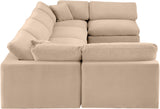 Comfy Modular Sectional - Versatile Contemporary Design with Plush Down Feather Cushions for Comfort