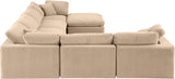 Comfy Modular Sectional Sofa - Luxurious Overstuffed Cushions & Versatile Design for Ultimate Comfort