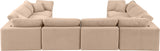Comfy Modular Sectional - Stylish and Adaptable Seating Solution with Plush Down Feather Cushions
