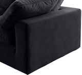 Comfy Modular Sectional Sofa - Luxurious Velvet, Overstuffed Cushions, Versatile Design for Comfort