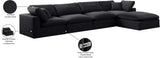 Comfy Velvet Modular Sectional - Adaptable Seating with Plush Down Feather Cushions for Ultimate Comfort