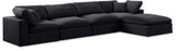 Comfy Velvet Modular Sectional - Adaptable Seating with Plush Down Feather Cushions for Ultimate Comfort
