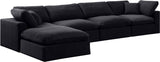 Comfy Velvet Modular Sectional - Adaptable Seating with Plush Down Feather Cushions for Ultimate Comfort