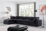 Comfy Velvet Modular Sectional - Adaptable Seating with Plush Down Feather Cushions for Ultimate Comfort