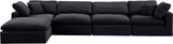 Comfy Velvet Modular Sectional - Adaptable Seating with Plush Down Feather Cushions for Ultimate Comfort