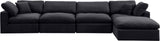 Comfy Velvet Modular Sectional - Adaptable Seating with Plush Down Feather Cushions for Ultimate Comfort