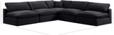 Comfy Modular Sectional - Luxurious Linen Fabric with Overstuffed Cushions for Ultimate Comfort and Style