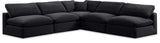 Comfy Modular Sectional - Luxurious Linen Fabric with Overstuffed Cushions for Ultimate Comfort and Style