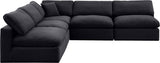 Comfy Modular Sectional - Luxurious Linen Fabric with Overstuffed Cushions for Ultimate Comfort and Style
