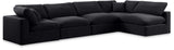 Comfy Velvet Modular Sectional - Luxurious Versatile Seating with Plush Down Feather Cushions