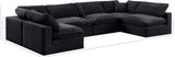 Comfy Modular Sectional - Versatile Contemporary Design with Plush Down Feather Cushions for Comfort