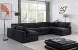Comfy Modular Sectional - Versatile Contemporary Design with Plush Down Feather Cushions for Comfort