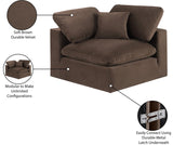 Comfy Modular Sectional Corner Chair - Luxurious Overstuffed Cushions for Ultimate Comfort and Style