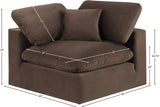 Comfy Modular Sectional Corner Chair - Luxurious Overstuffed Cushions for Ultimate Comfort and Style