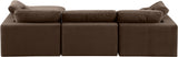 Comfy Modular Sectional Sofa - Luxurious Velvet, Overstuffed Cushions, Versatile Design for Comfort