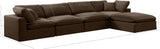 Comfy Velvet Modular Sectional - Adaptable Seating with Plush Down Feather Cushions for Ultimate Comfort