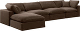 Comfy Velvet Modular Sectional - Adaptable Seating with Plush Down Feather Cushions for Ultimate Comfort