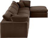 Comfy Velvet Modular Sectional - Adaptable Seating with Plush Down Feather Cushions for Ultimate Comfort