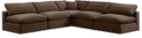 Comfy Modular Sectional - Luxurious Linen Fabric with Overstuffed Cushions for Ultimate Comfort and Style