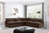 Comfy Modular Sectional - Luxurious Linen Fabric with Overstuffed Cushions for Ultimate Comfort and Style