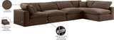 Comfy Velvet Modular Sectional - Luxurious Versatile Seating with Plush Down Feather Cushions
