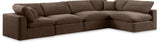 Comfy Velvet Modular Sectional - Luxurious Versatile Seating with Plush Down Feather Cushions