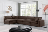 Comfy Velvet Modular Sectional - Luxurious Versatile Seating with Plush Down Feather Cushions