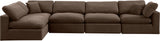 Comfy Velvet Modular Sectional - Luxurious Versatile Seating with Plush Down Feather Cushions