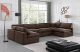 Comfy Modular Sectional - Versatile Contemporary Design with Plush Down Feather Cushions for Comfort