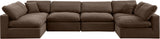 Comfy Modular Sectional - Versatile Contemporary Design with Plush Down Feather Cushions for Comfort