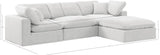 Comfy Modular Sectional Sofa - Luxurious Velvet, Overstuffed Cushions, Versatile Design for Comfort