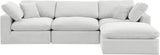 Comfy Modular Sectional Sofa - Luxurious Velvet, Overstuffed Cushions, Versatile Design for Comfort