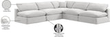 Comfy Modular Sectional - Luxurious Linen Fabric with Overstuffed Cushions for Ultimate Comfort and Style